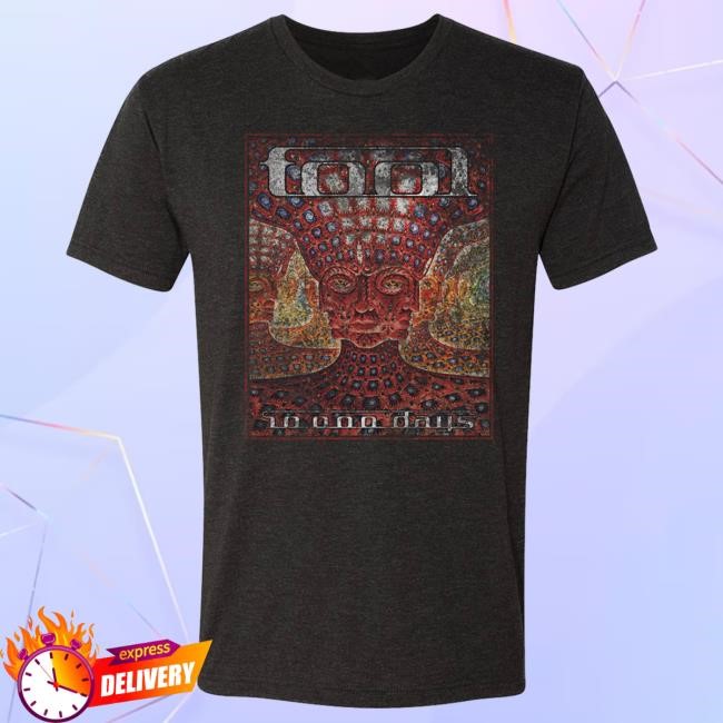 Official Tool Band Merch Shop 10,000 Days Vintage T Shirt
