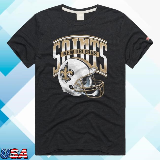 New Orleans Saints Gradient Helmet Top Shirt Homage | New Orleans Saints Official | NFL Football