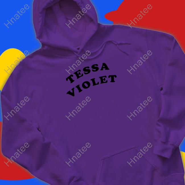 Tessa Violet Arched Letter Shirt