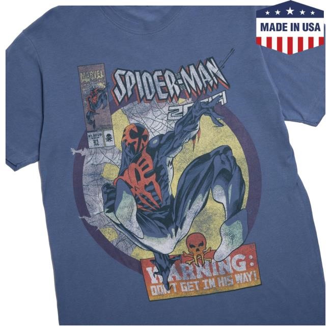 Official Heroes And Villains Zine Series Marvel Spider-Man 2099 Zine Tee