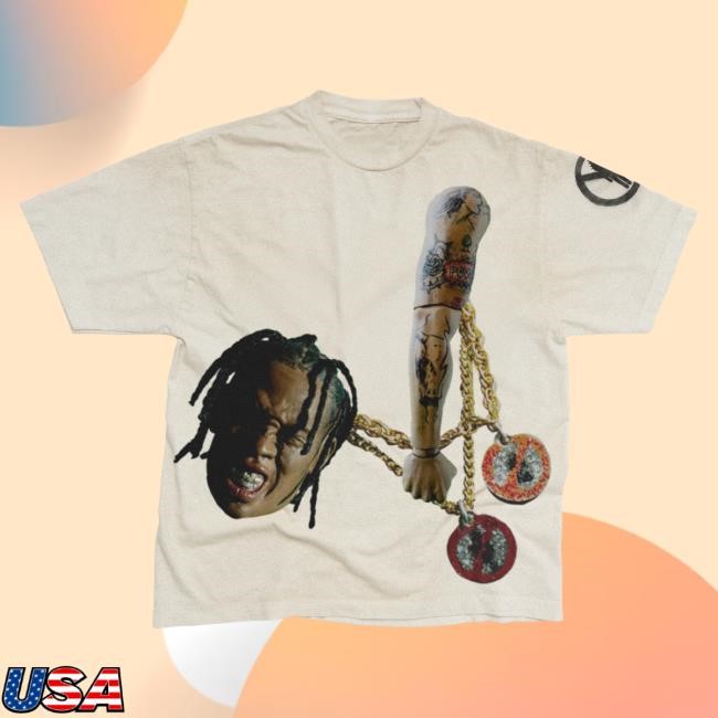 Official Travis Scott Shop Rodeo 10 Years Chain T Shirt TravisScott
