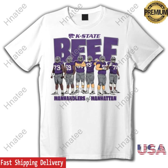 Charlie Hustle Merch K-State Beef Manhandlers Of Manhattan T-Shirt