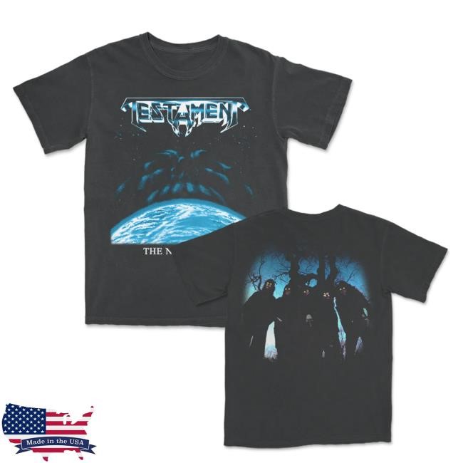 Official Testament Merch Shop The New Order Album Tee Shirt – Testament