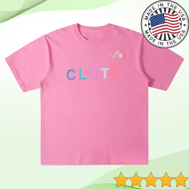 Official Juice Store Merch Juice Store CLOT x The North Face U LOGO T-Shirts (Pink) Juicestore Apparel Clothing Shop