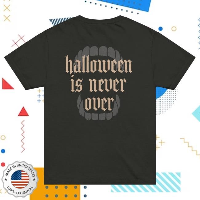 Official Murder with my Husband Halloween Is Never Over Hoody MWMH Postcat