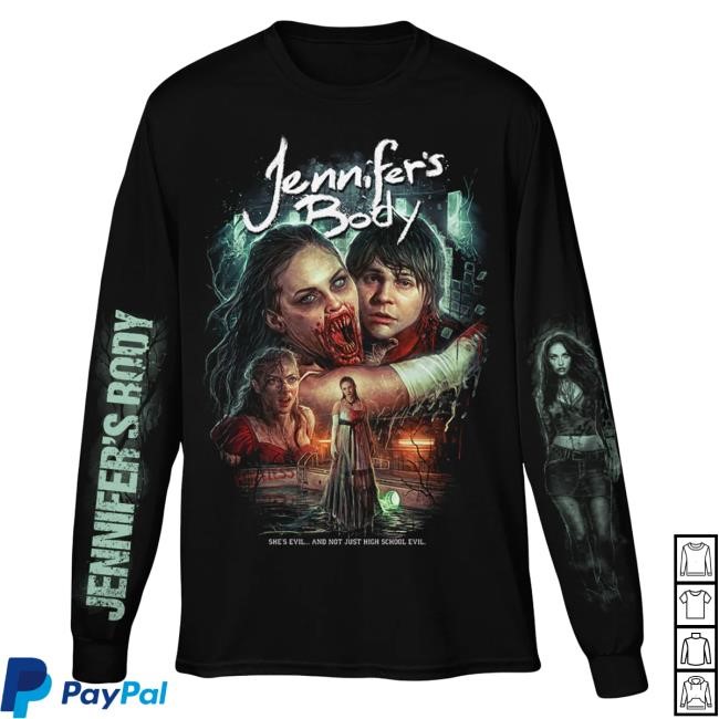 Official Gutter Garbs Jennifer's Body: Not Just High School Evil Long Sleeve Tshirt