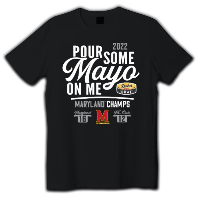 2022 Duke's Mayo Bowl Champions Score T-shirt