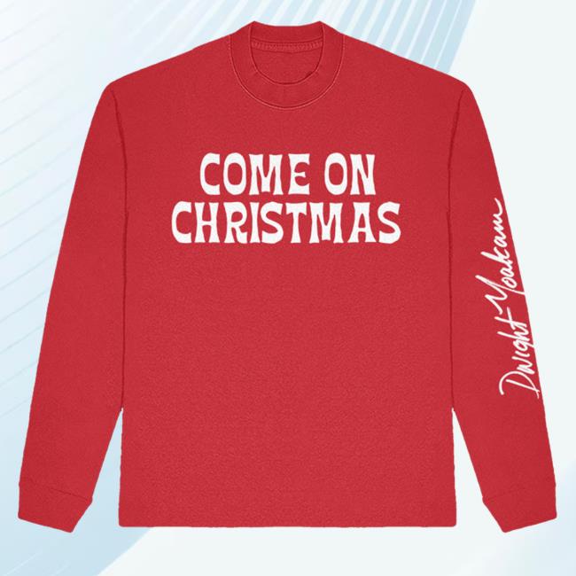 Dwight Yoakam Merch Come On Christmas Pullover Hoodie