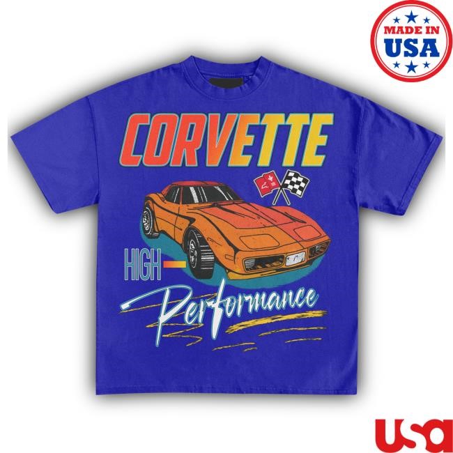 Official Heavyweight Legends Corvette High-Performance '74 Vintage Top Shirt