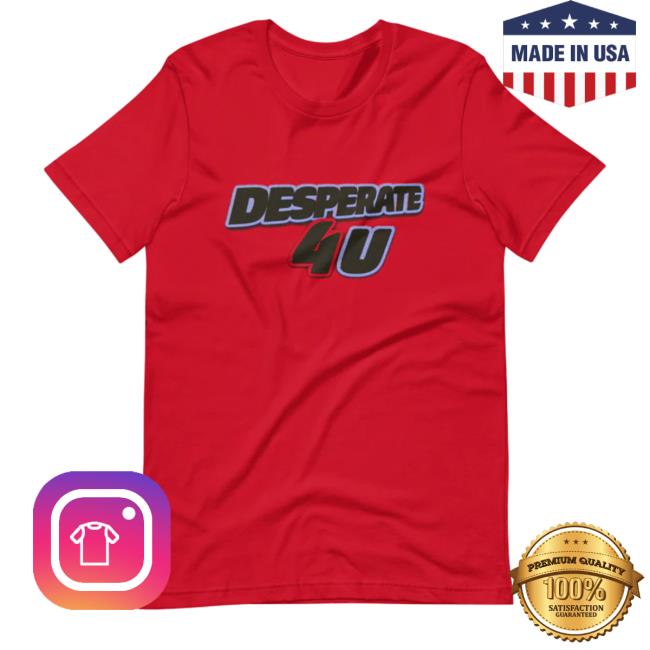 Official Leah Kate Merch Desperate 4 U Crewneck Sweatshirt Leahkatemusic