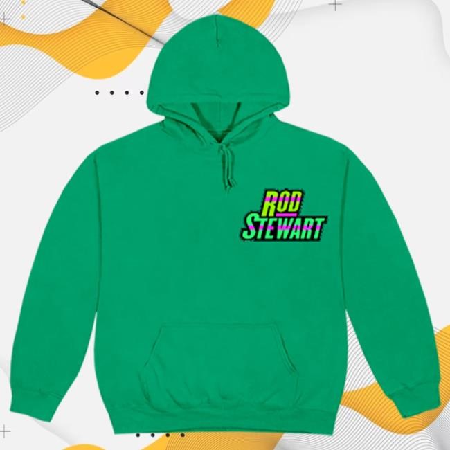 Official Rod Stewart Green Hits Tour Pullover Sweatshirt