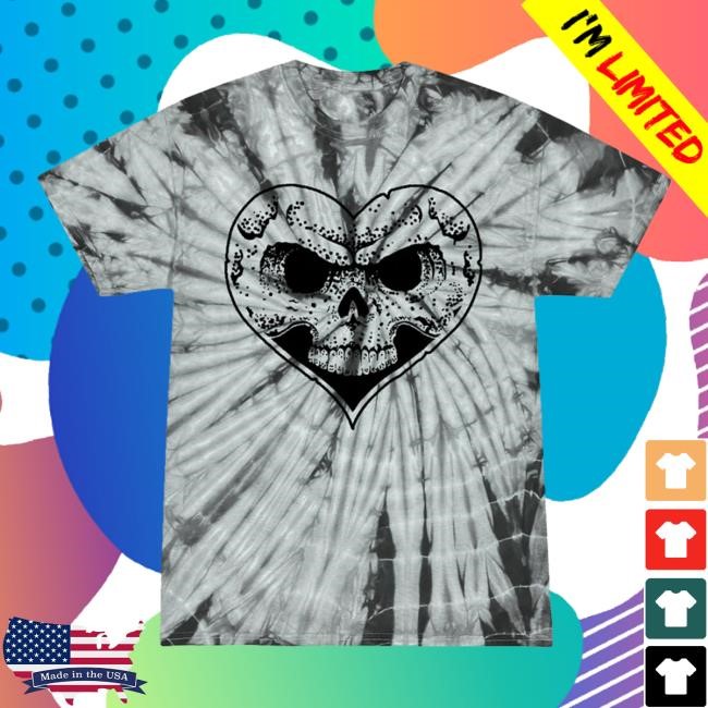 Alexisonfire Heartskull Tie-Dye Tee Shirt Alexisonfire Merch