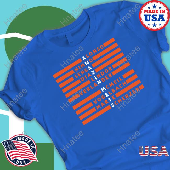Official Alonso Nimmo Senga Diaz Lindor Verlander Amazin Mets Hoodie