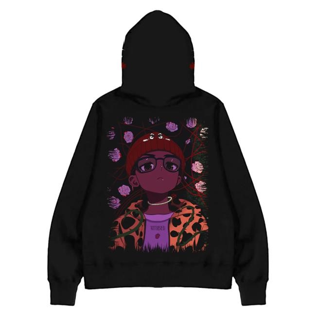 Official D4vd Merch D4vd Black Kawaii Hood