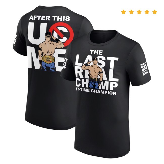 John Cena The Last Real Champ 17-Time Champion Tee Shirt