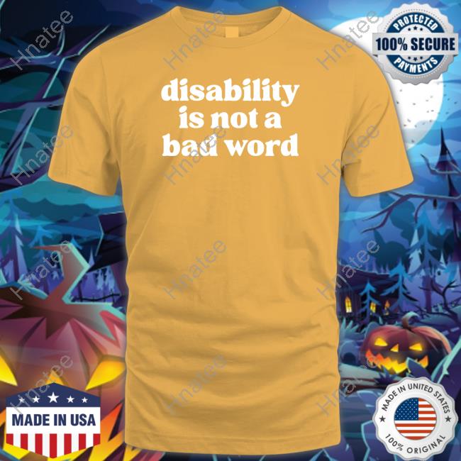 No Limbits Disability Is Not A Bad Word Hooded Sweatshirt