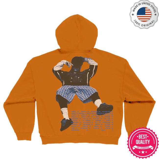 Archive HIT ME HARD AND SOFT THE TOUR Orange Dateback Zip Hoodie Style