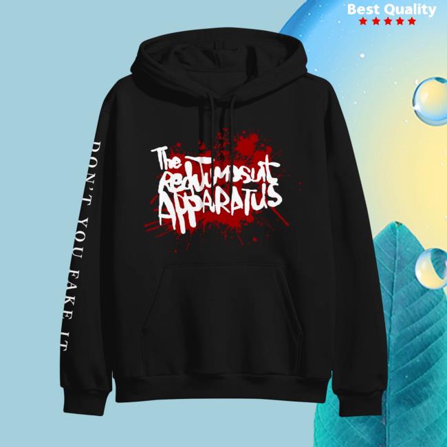 Official The Red Jumpsuit Apparatus Merch Splatter Logo Black Sweatshirts