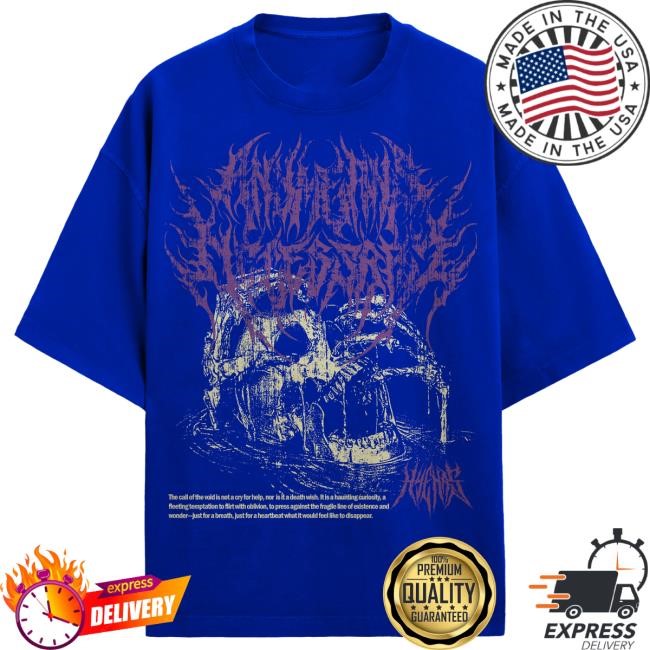 Official Any Means Necessary Clothing Call of the Void Tee Royal Blue