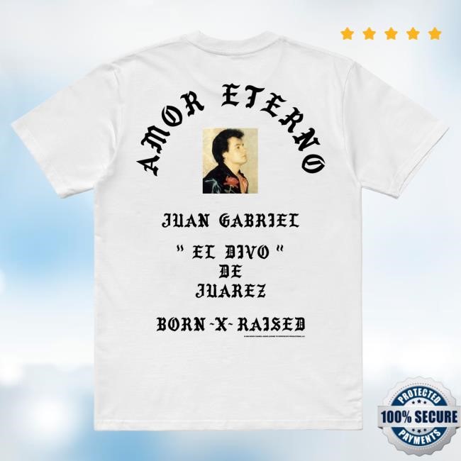 Official Born X Raised Merch Store Shop Born X Raised + Juan Gabriel Memorial Tee BornxRaised