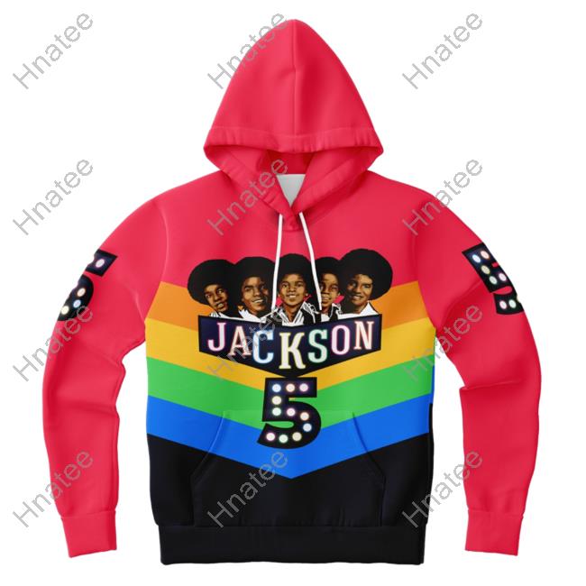 Official Melanin Clothing Store Shop Jackson 5 – Multicolor Pullover Hoodie Melaninapparel Merch