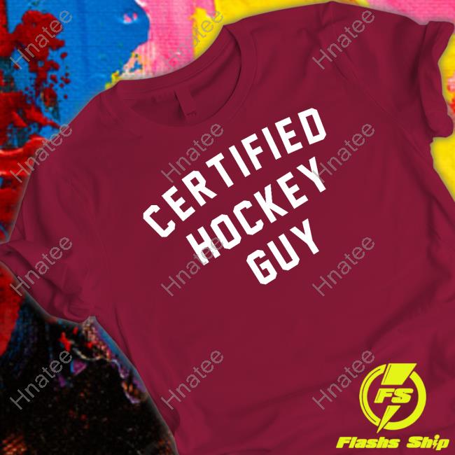 Certified Hockey Guy Shirt Black