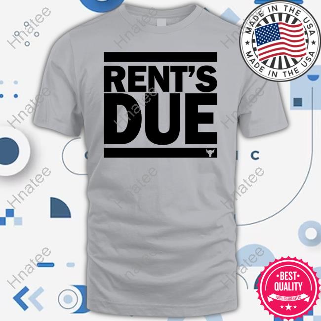 Official Project Rock Rents Due T Shirts