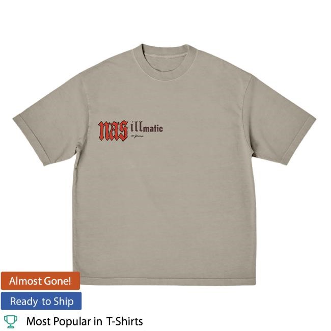 Nas | Official Store Merch Official Nasir Jones 30 Years Of Illmatic Black 2024 Shirt