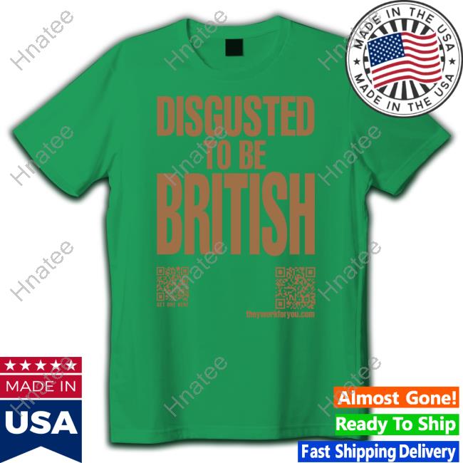 Disgusted To Be British Brown Logo Shirt 2024