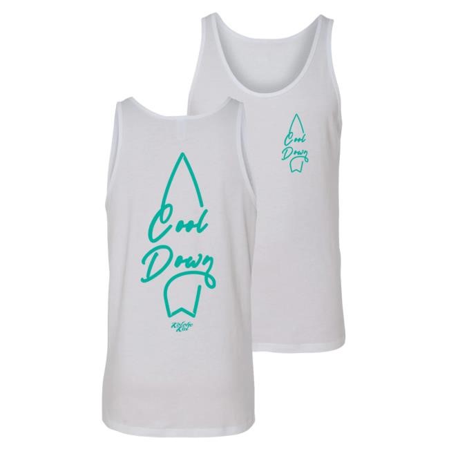 Official Kolohe Kai Merch Cool Down Men’S Tank (White) Hot Shirt