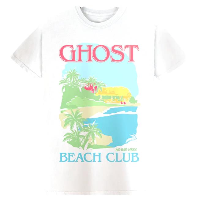 Ghost No Bad Vibes Beach Clup Shirt 2024
