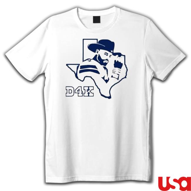 Official Dak Prescott D4k Dak Prescott Dallas Cowboys Texas Shirt