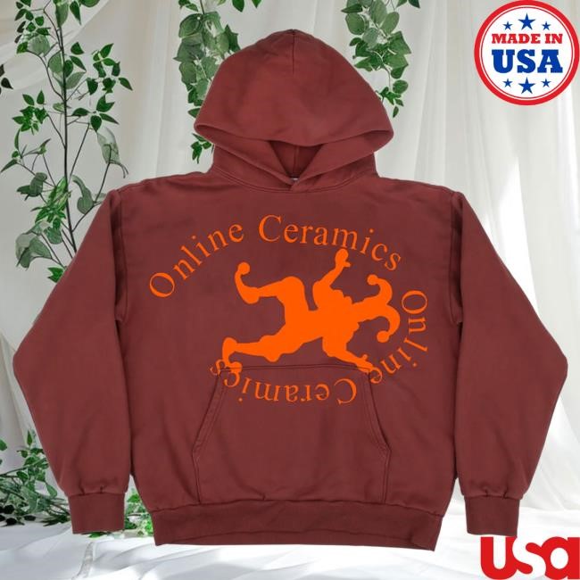 Official Online Ceramics Jester Logo Popover Hoodie