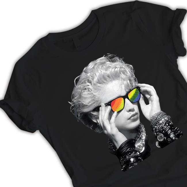 Madonna Rainbow Glass T-Shirt