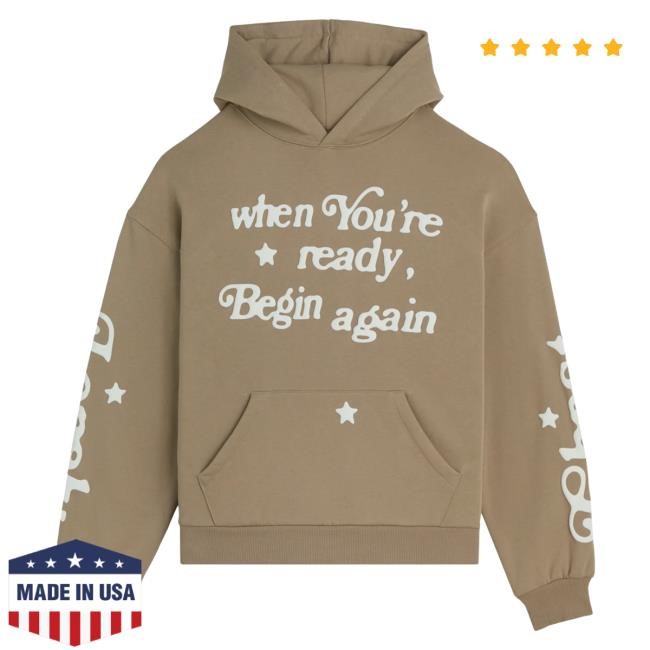 Lonely Ghost Merch Store Lonely Ghost Begin Again Popover Hoodie