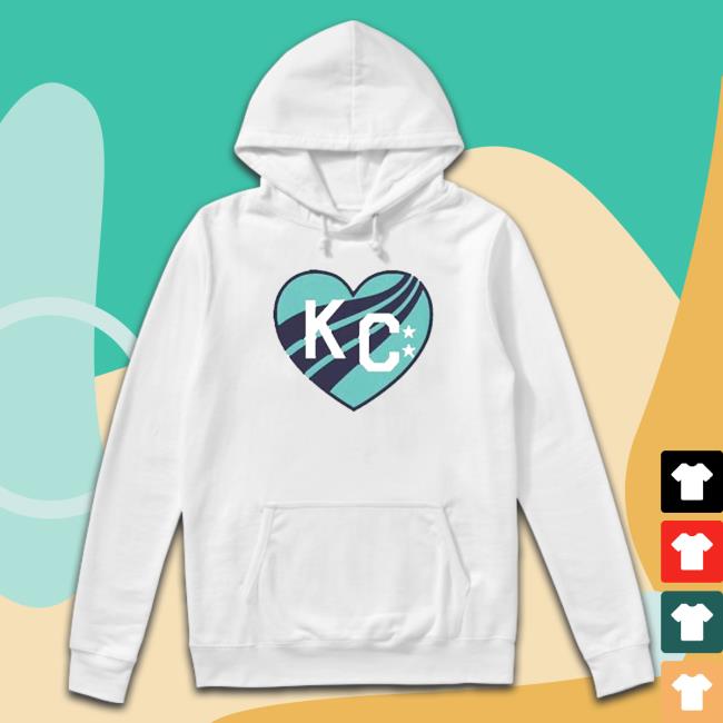 Soccer Kansas city current hearts Hooded Sweatshirt