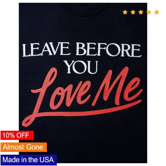 Shop Marshmello Leave Before You Love Me T-shirt Legacy Apparel