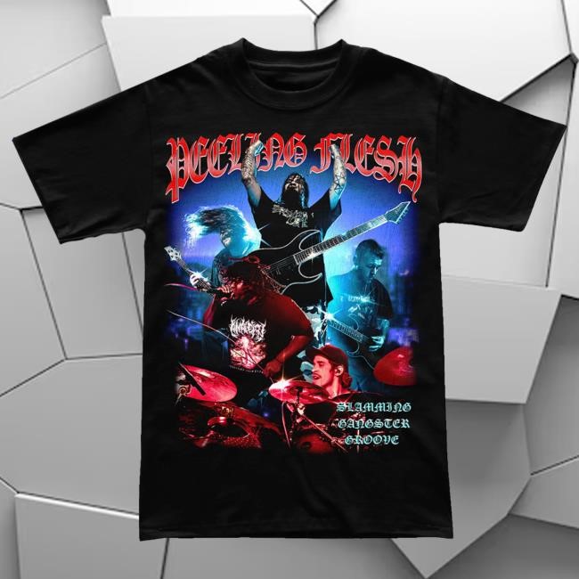Official Indie Merch Store Peeling Flesh "Group Mixtape" Shirt IndieMerchStore