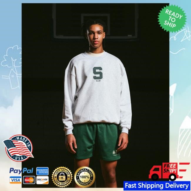 Game Night Layer MSU Court Gladiator Hoodie Green Sana Detroit