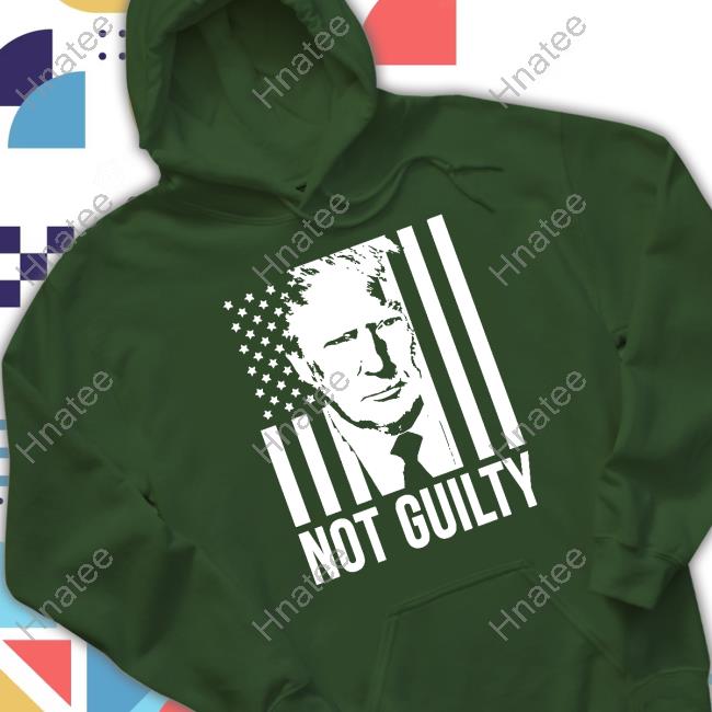 Trump Not Guilty Flag T Shirts Trump Not Guilty Flag Tee