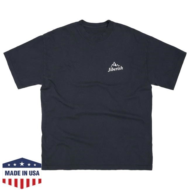 Black Sierra Tee — Jiberish sporty fan capsule