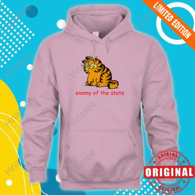 Official Giancarlo Garfield Enemy Of The State T Shirt