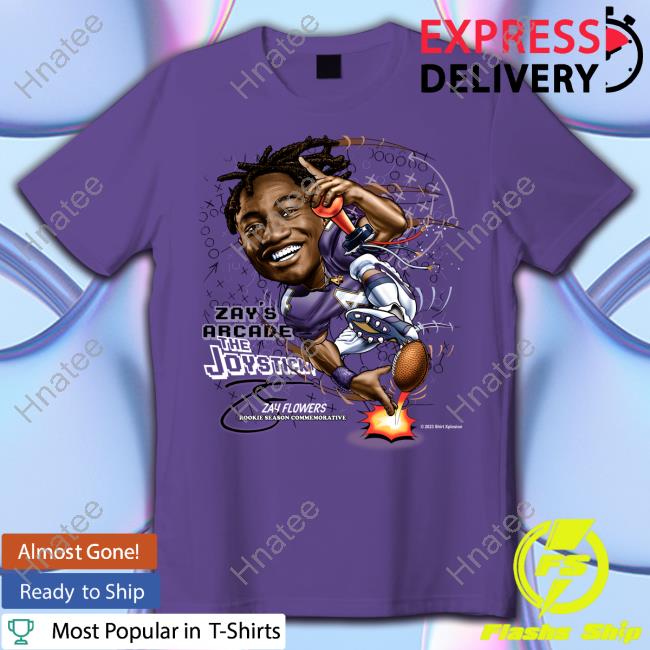 Zay Flowers Commemorative Rookie Season T-Shirt