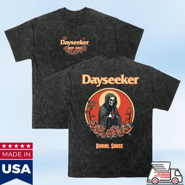 Official Dayseeker Merch Store Dayseeker Acid Wash Burial Sauce Tees Dayseeker Apparel Clothing Shop