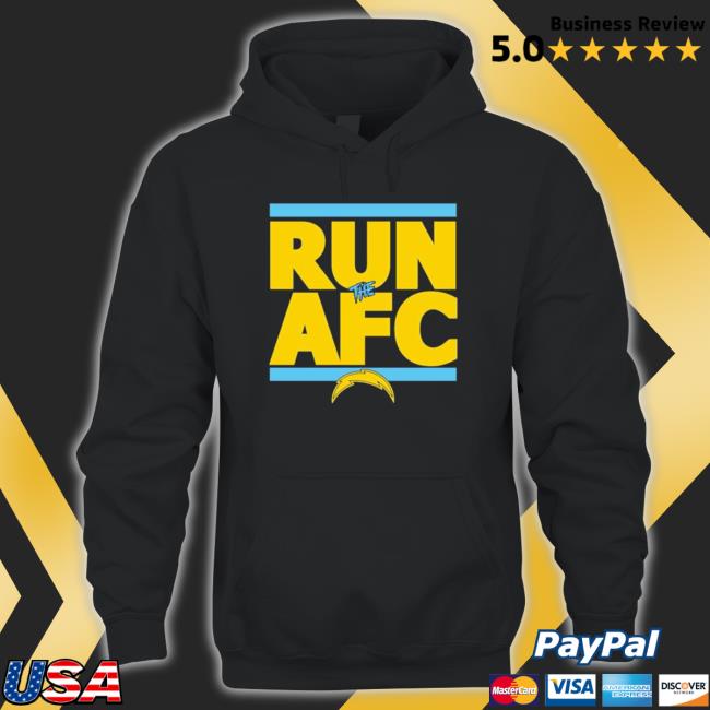 Los Angeles Chargers 2022 Run The Afc Hoodie Los Angeles Chargers 2022 Run The Afc shirt