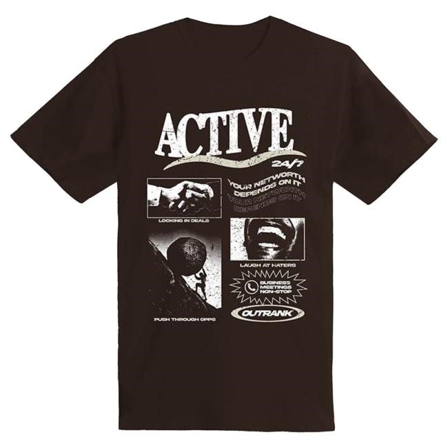 Official Outrank Brand Clothing Store Active Shirt 2025