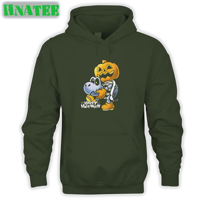 Nintendo Store Merch Happy Halloween Headless Dry Bones Halloween 2022 Baseball Sleeve Tee Nintendo Of America