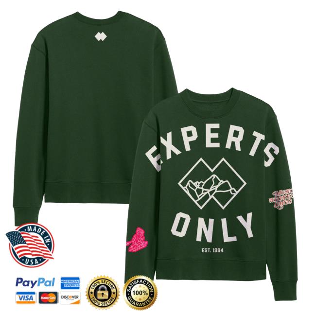 Official John Summit Shop Store Merch Experts Only Green Ski Pull Over Hoodie