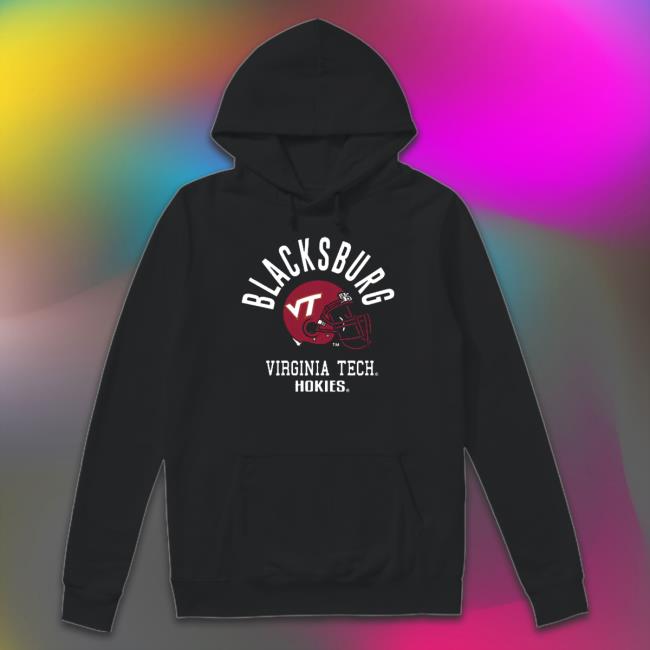 Blacksburg Virginia Tech Hokies Helmet T-Shirt