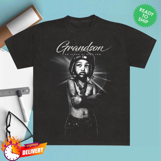 Official King Von Merch Store Grandson Album Top Shirt King Von Apparel Clothing Shop KingVon